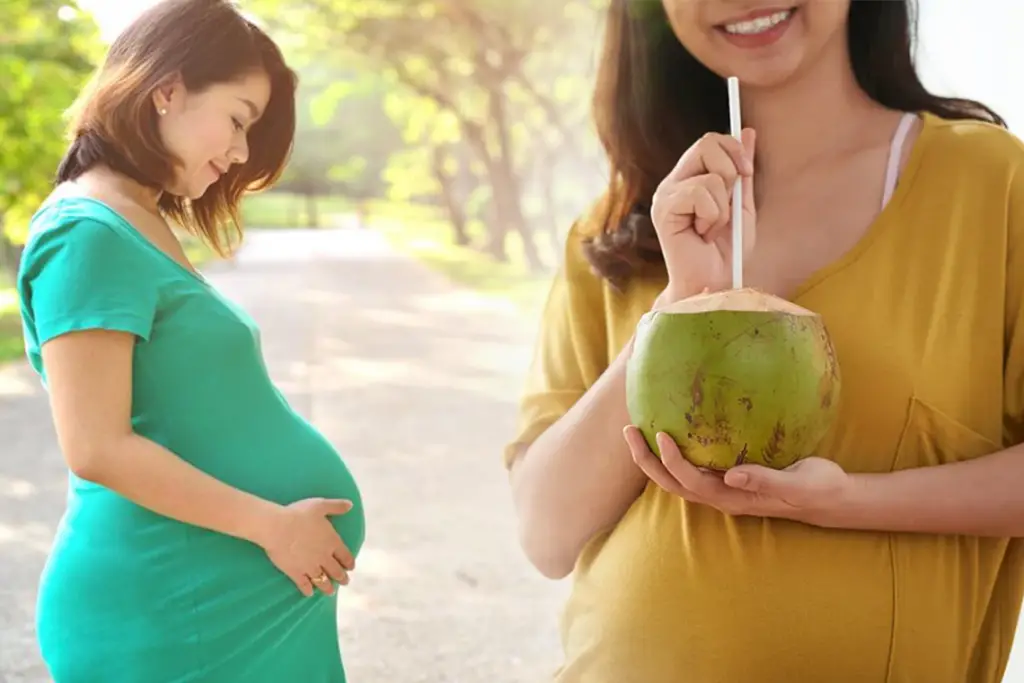 having coconut water by pregnant mother 